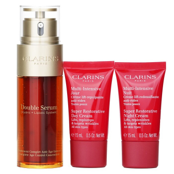 Clarins Rituale Double Serum & Multi Intensive Set: 3pcs 1bag