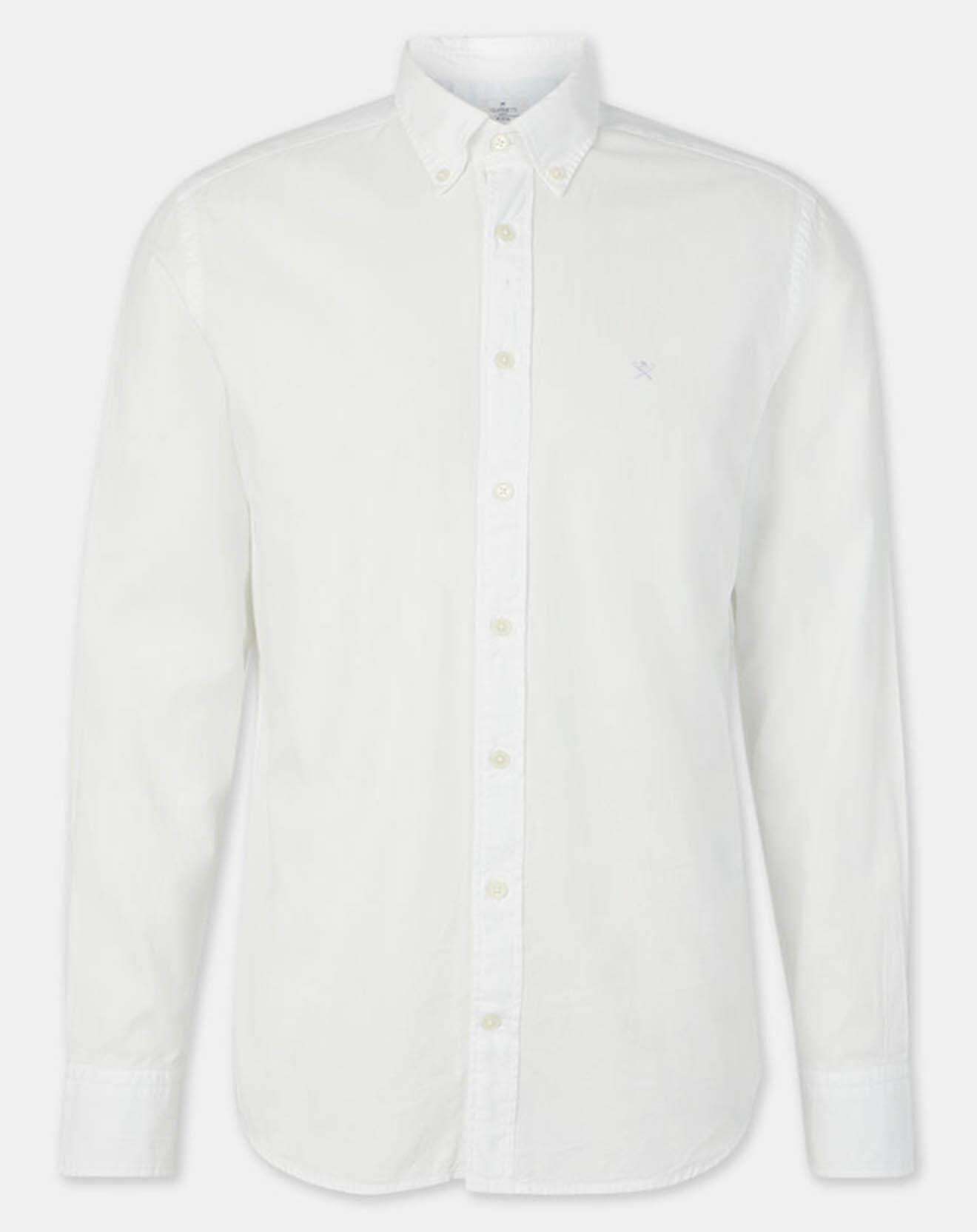 Hackett London Chemise Slim Fit Oxford blanche
