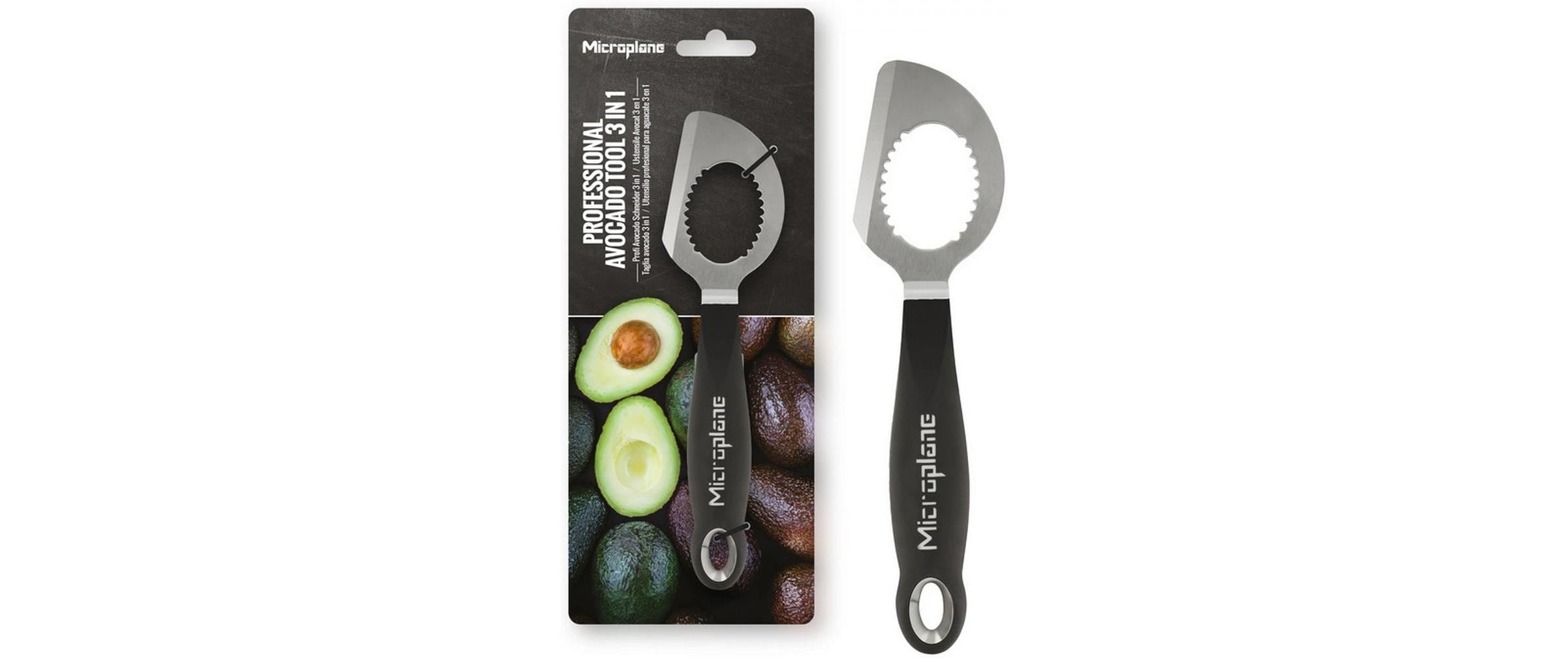 Avocado Schneider Gourmet Prof SchwarzSchneider mit Edelstahlklinge und Kunststoffgriff