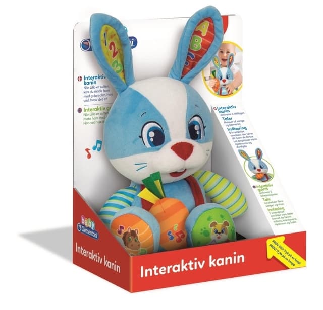 Clementoni Interaktiv plys-kanin (SE/FI/DK/NO)