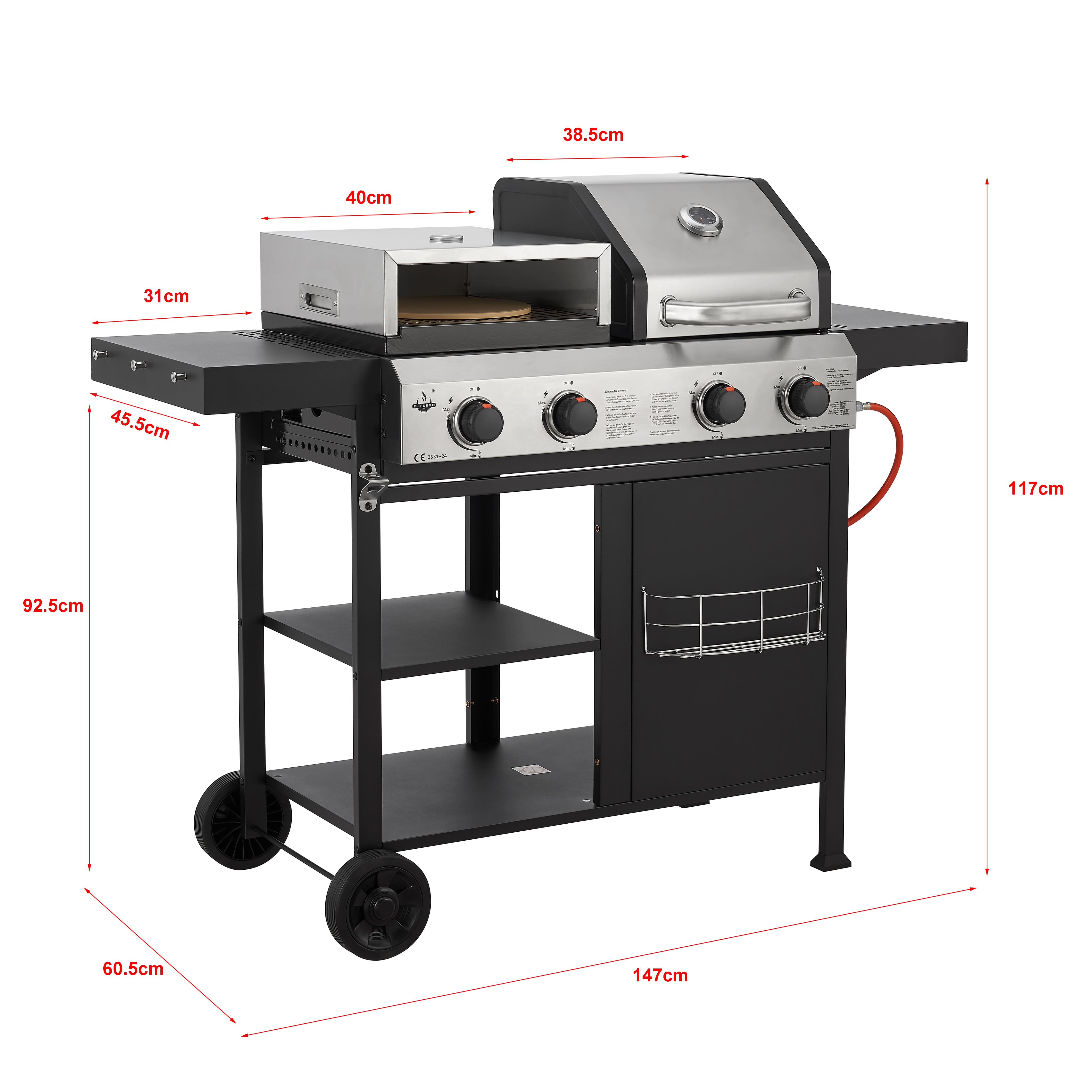 El Fuego® 3in1 Kombigrill 