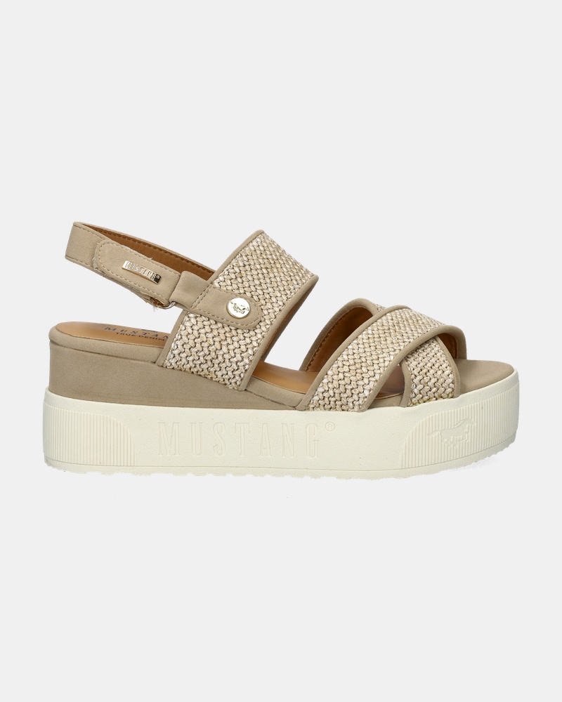Mustang Sandalen  - beige