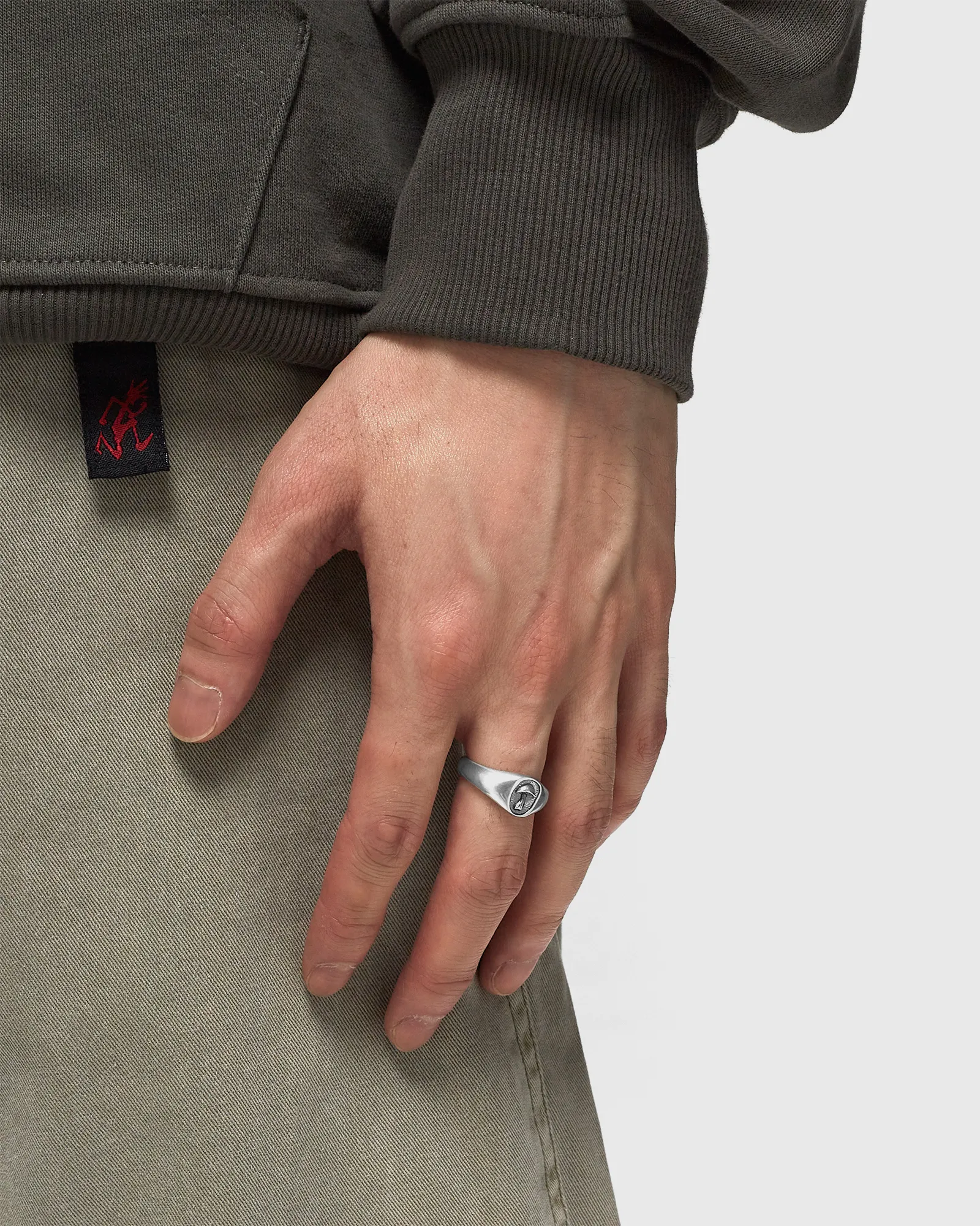 Serge DeNimes Silver Mushroom Ring
