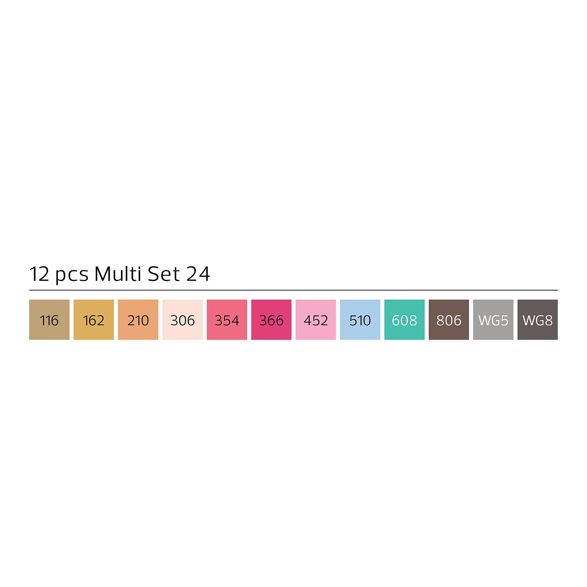 Stylefile<br>marker 12er multi set 24