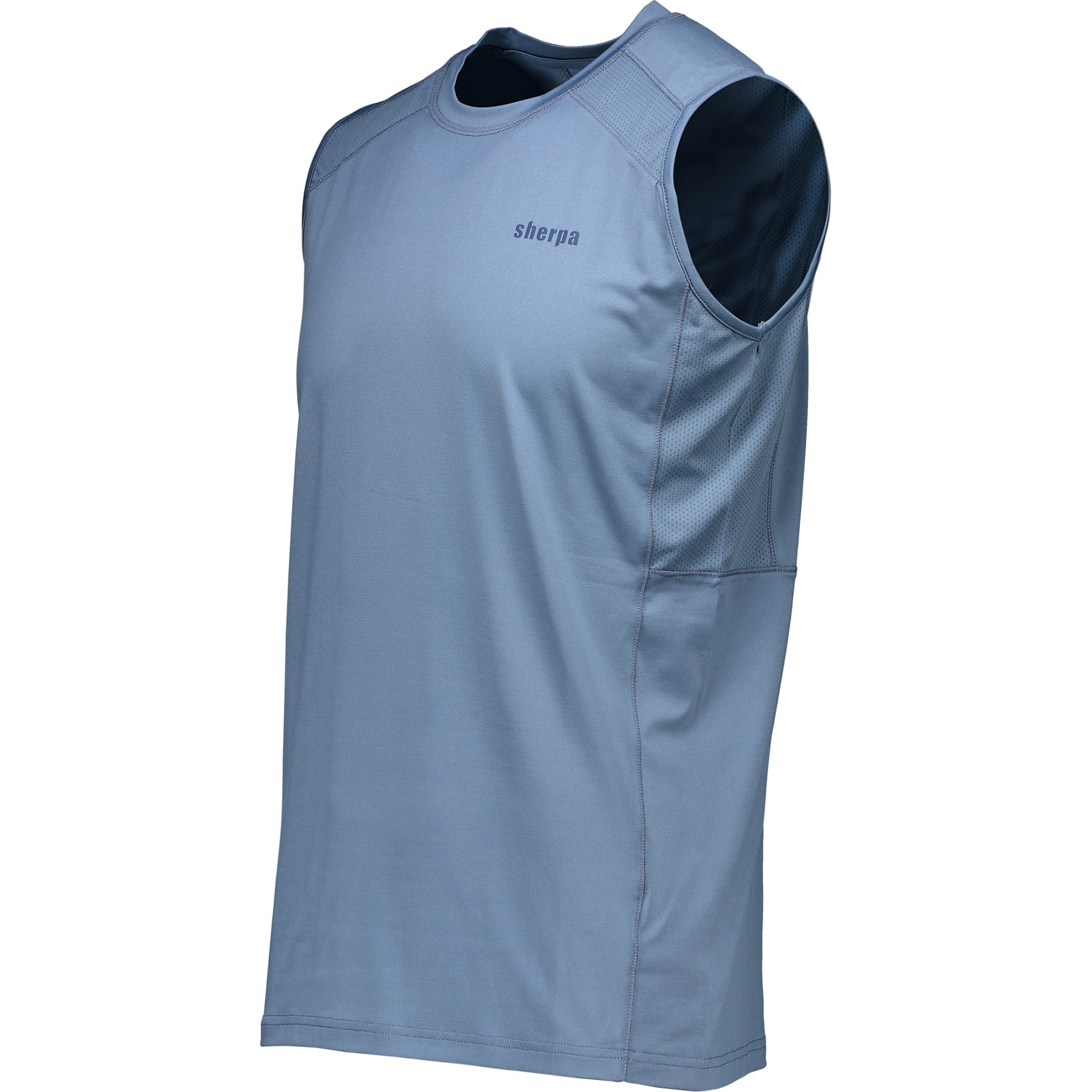Sherpa Gocha Hr Tanktop M, mittelblau, M