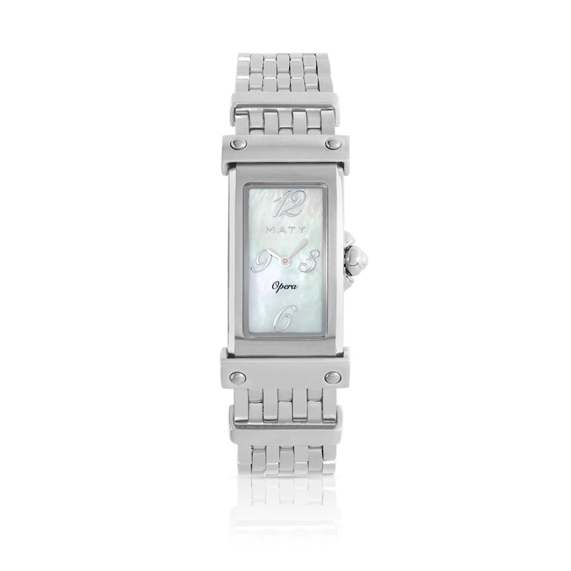 Montre Opéra femme acier