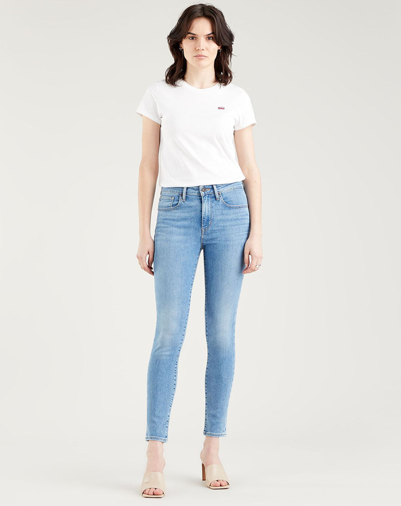 Levi's® Jean 721 High Rise Skinny bleu moyen