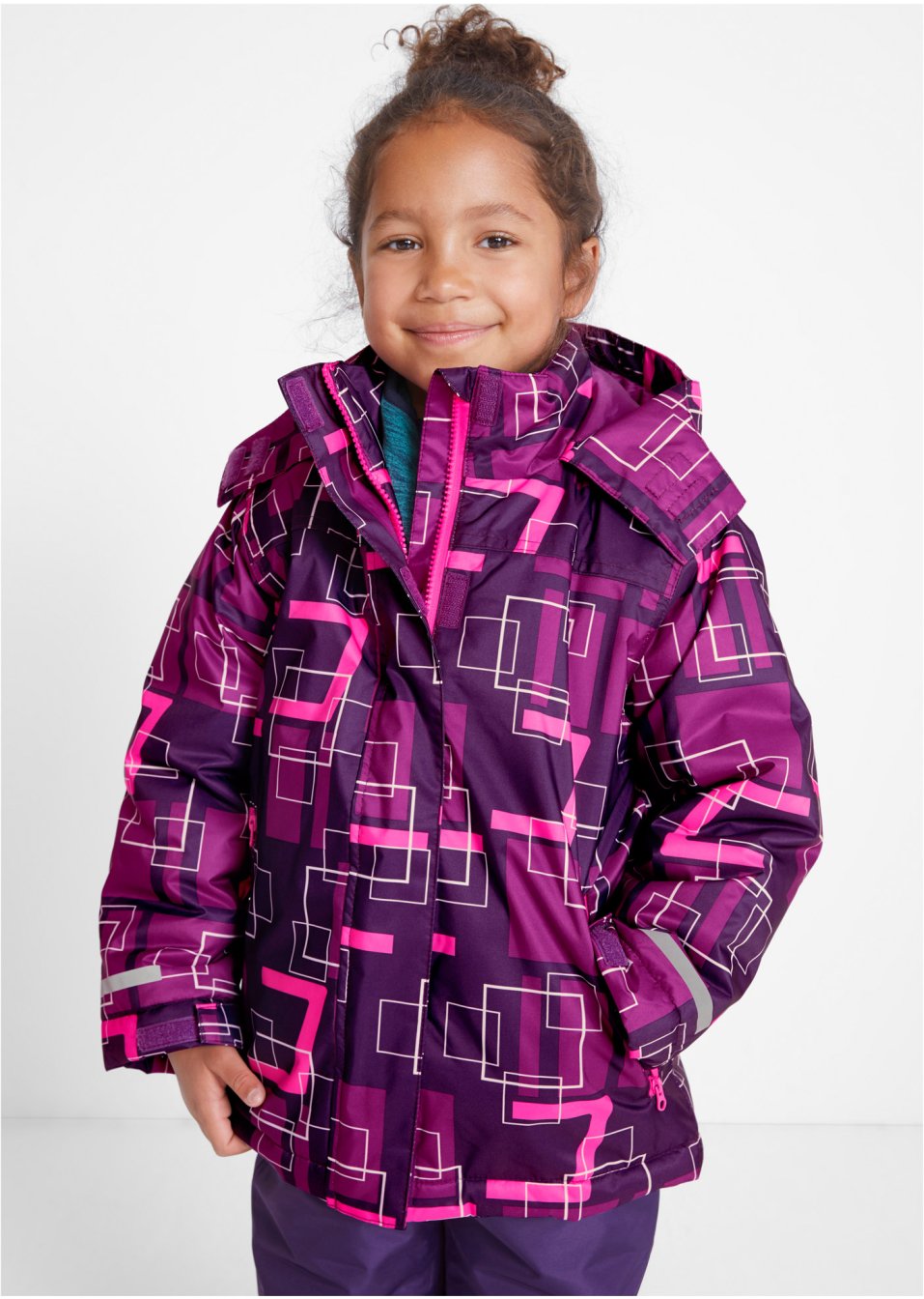 Veste de ski fille, imperméable et respirante