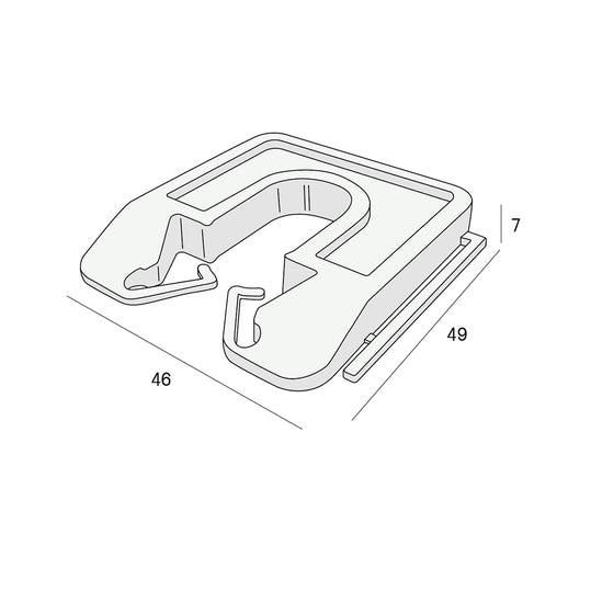 Milli-Max Uitvulplaatjes 7 mm grijs VE=60 - 07870421