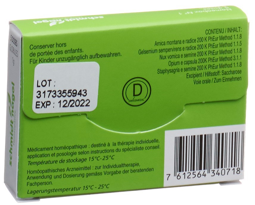 SCHMIDT-NAGEL HomeoBox 1 Glob 1 g