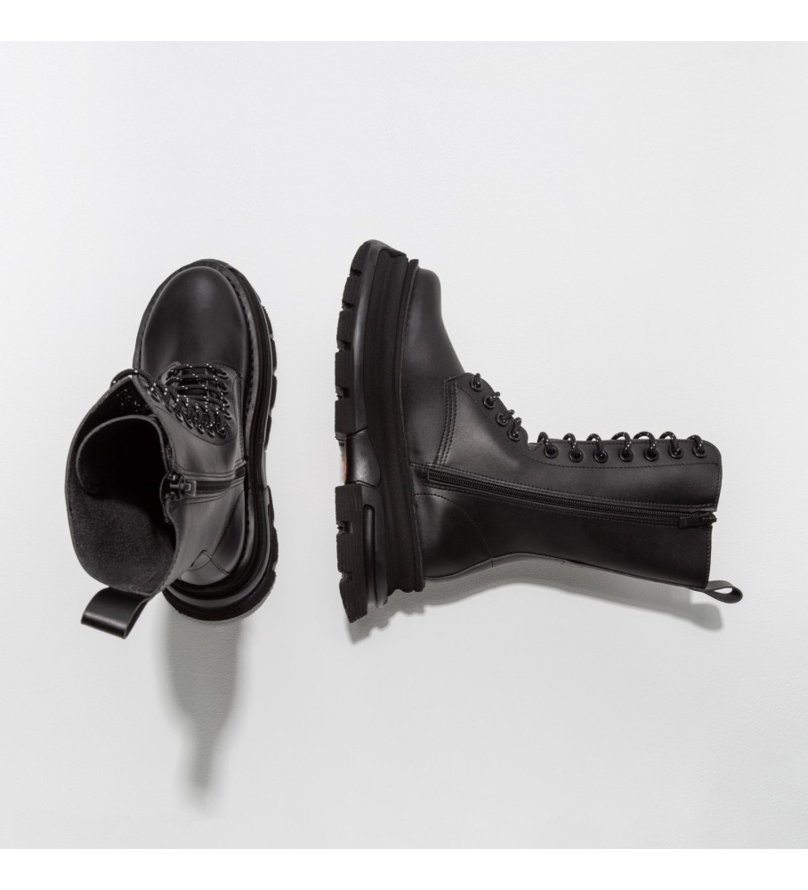 Botas Art Leather 1647 Art Core 2 pretas - altura da plataforma: 6,5 cm