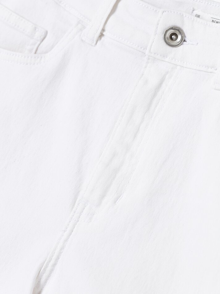 Shorts jeans básicos - Branco
