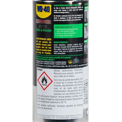 Produit d'entretien WD 40 CIRE ET POLISH 400 ML Universel