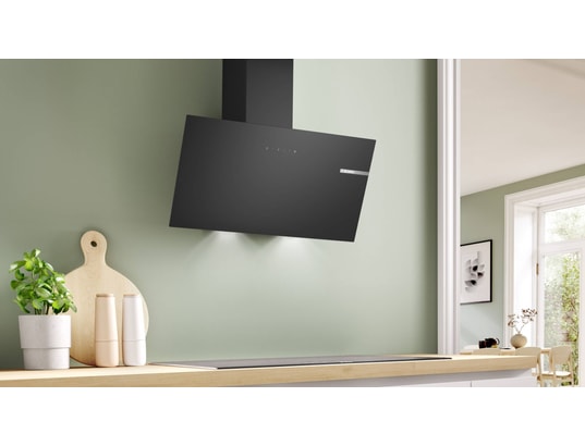 BOSCH - Hotte decorative murale DWK85DK60, Série 2, 55 m3/h, 4 vitesses