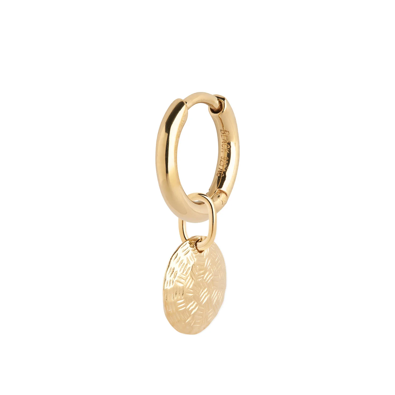 Maria Black  Tan Huggie ørering - forgyldt