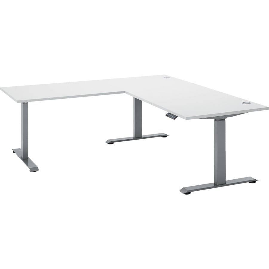 Schreibtisch Flex elektrisch höhenverstellbar Dekor Eiche Artisan 160 x 74-117 x 77 cm