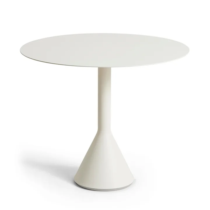 HAY - Palissade Cone Tisch Ø 90 x H 74 cm, cremeweiss