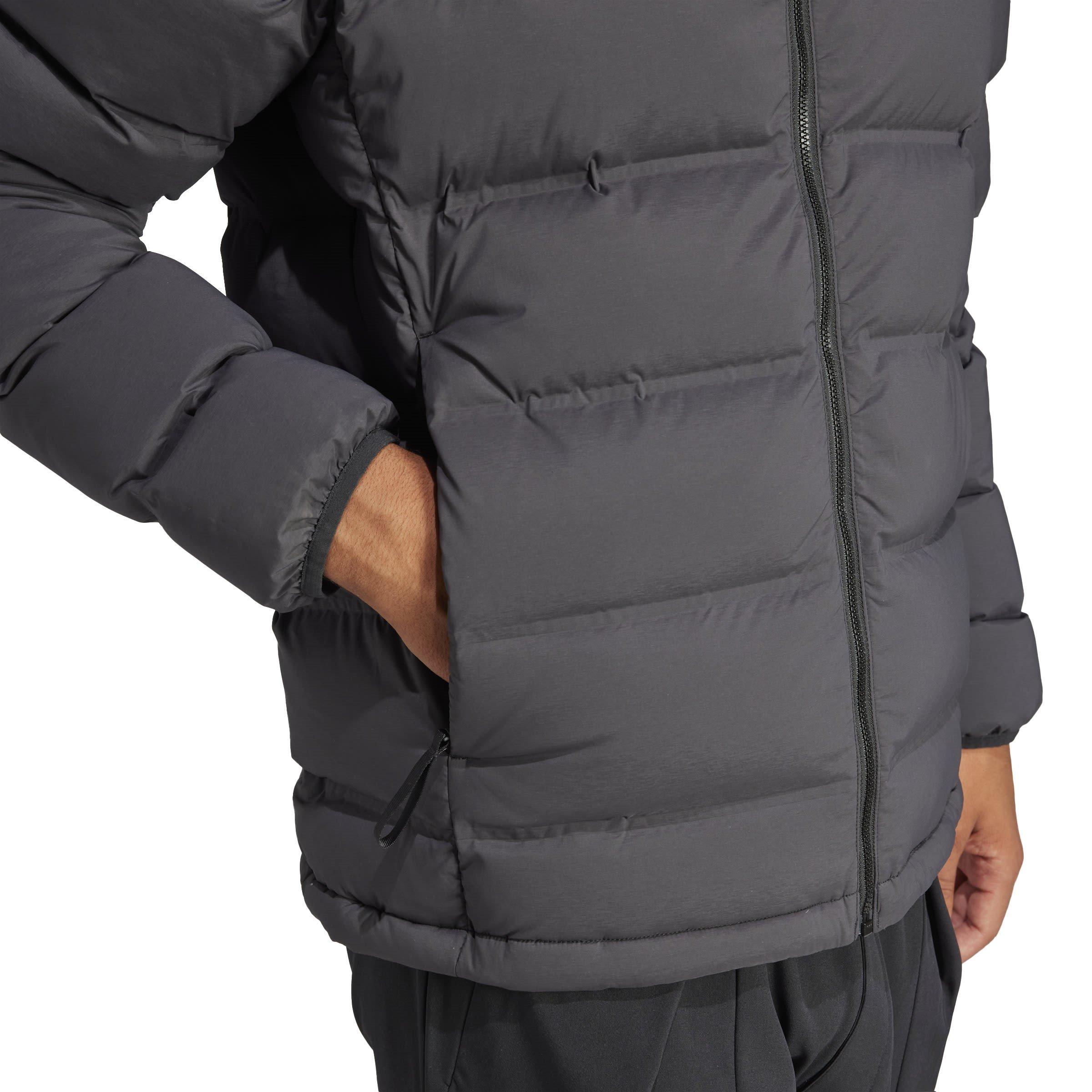 adidas Helionic Stretch Hooded Down Jacket Mens