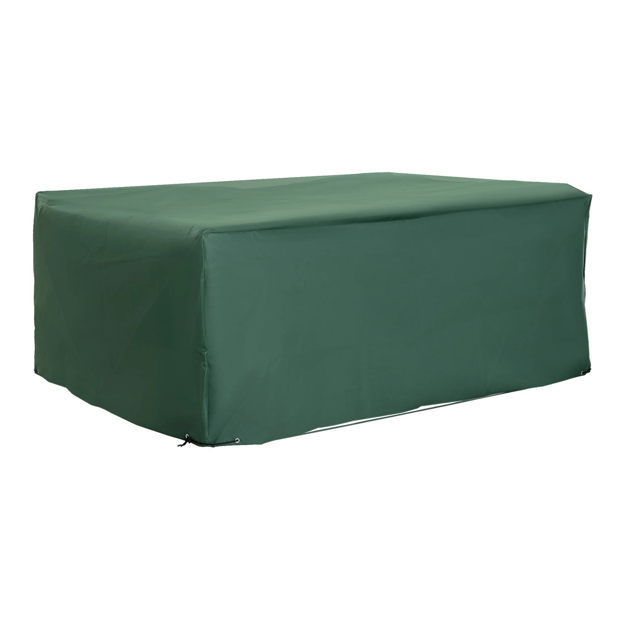 Capa protetora para móveis de jardim Outsunny, 245x165x55 cm, com ilhós de alumínio e tecido Oxford impermeável, ideal para terraços, pátios e varandas. Cor verde.