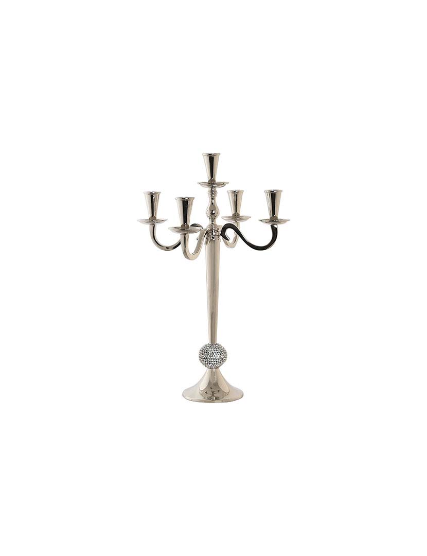 Chrome Acrylic Aluminum Candleholders
