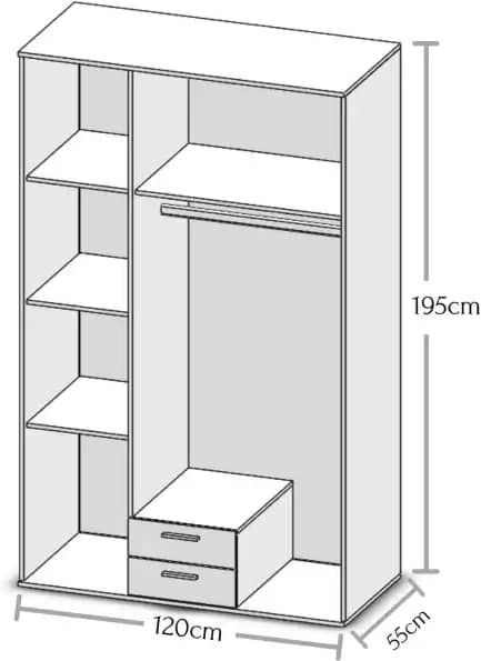 Kleiderschrank Ken