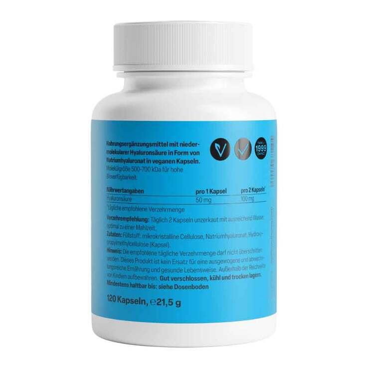 Hyaluronsäure 50 mg Caps, 120 St