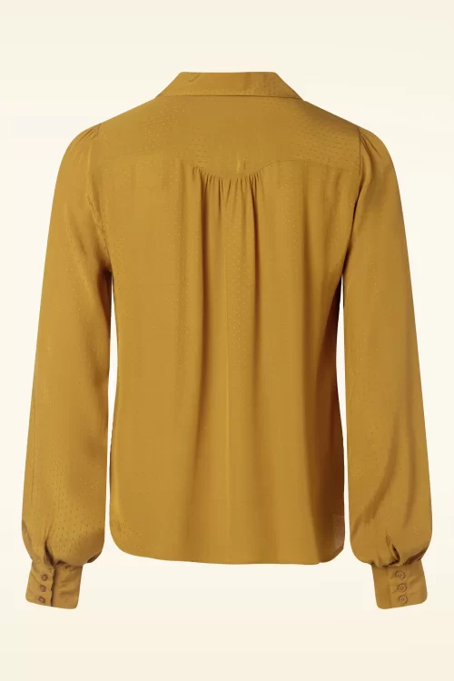 King Louie Carina Sista blouse in siroopgeel