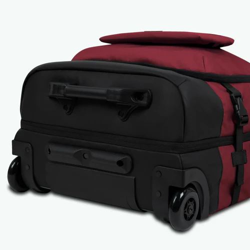 Valise souple 2 roues medium Sibiu bordeaux