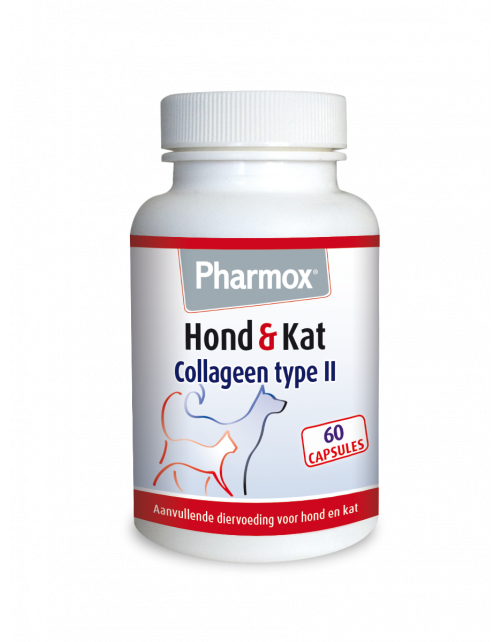 Pharmox Hond&Kat Uc-Ii 100% Puur - Voedingssupplement - Huid - Vacht - 60 caps