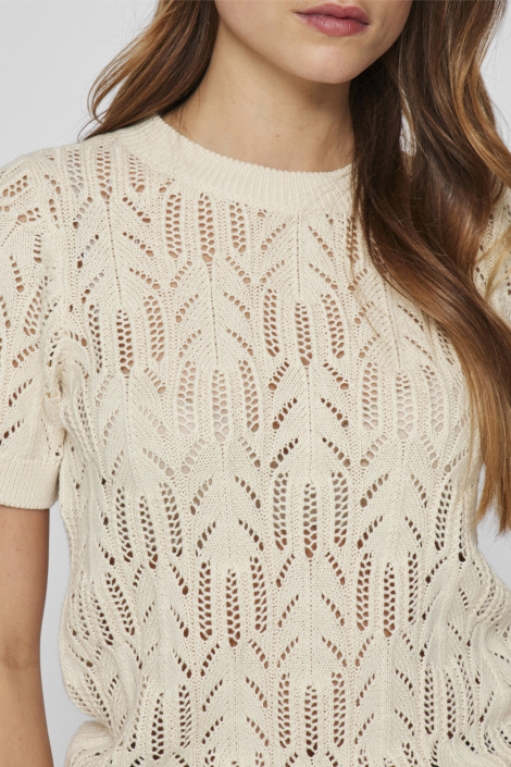 Vila beige dames t-shirt