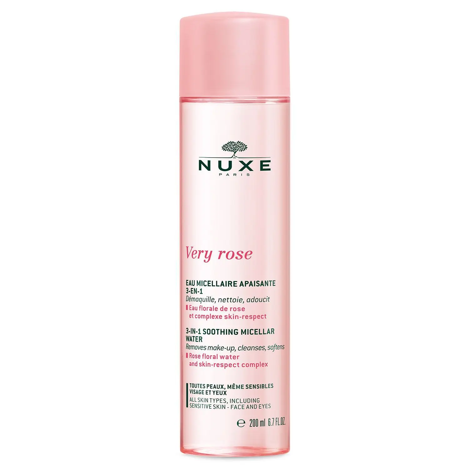Nuxe - Eau Micellaire Apaisante 3-en-1 Very Rose- Visage
