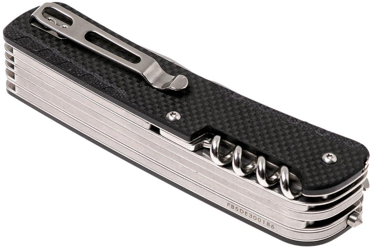Ruike LD51-B Trekker zakmes, zwart