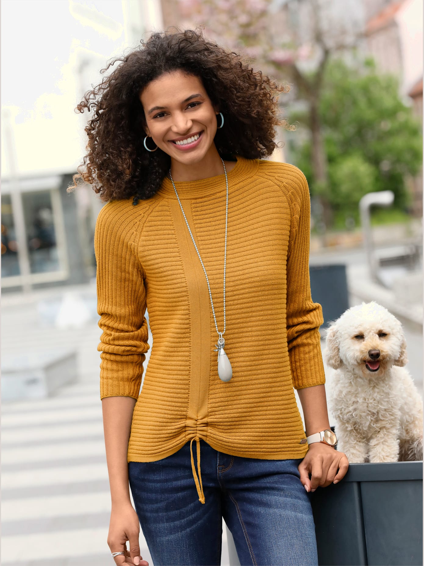 Pull à manches longues 50% coton