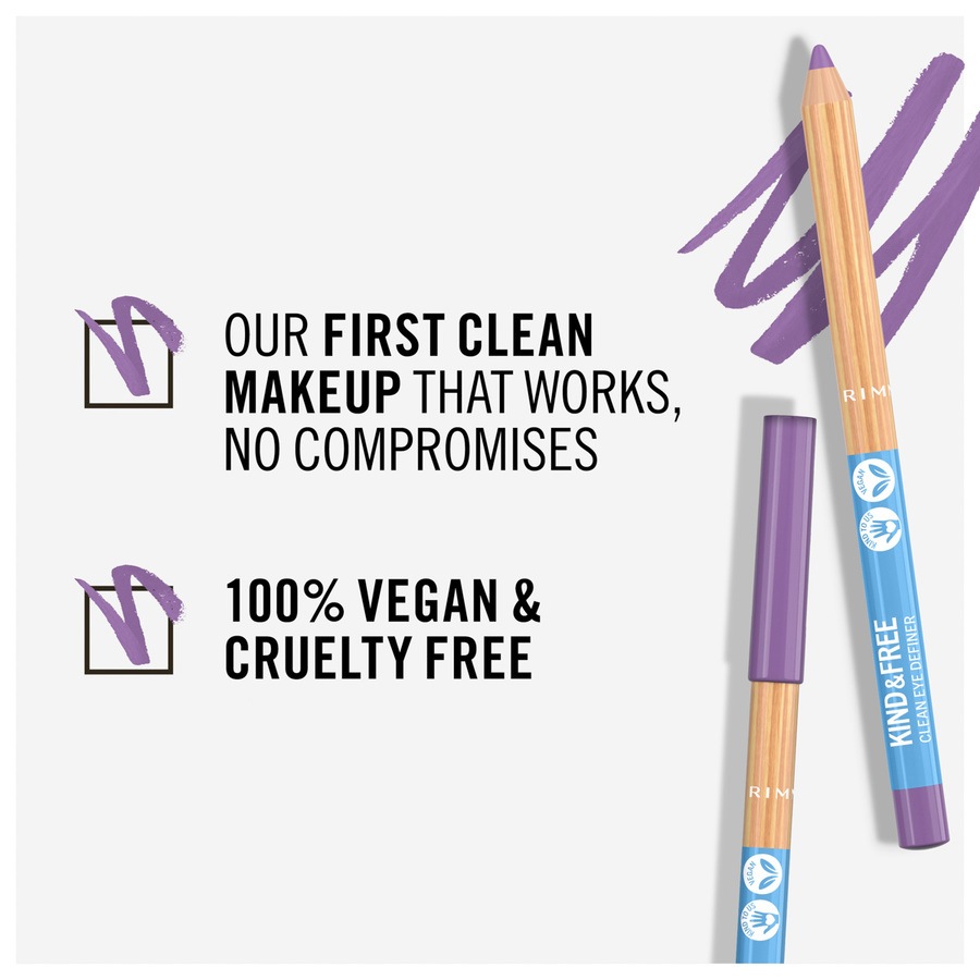 Rimmel London Kind & Free Clean Eyeliner Pencil 003 Grape 1.1g