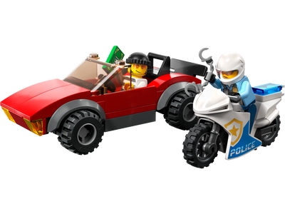 LEGO Achtervolging auto op politiemotor (60392)