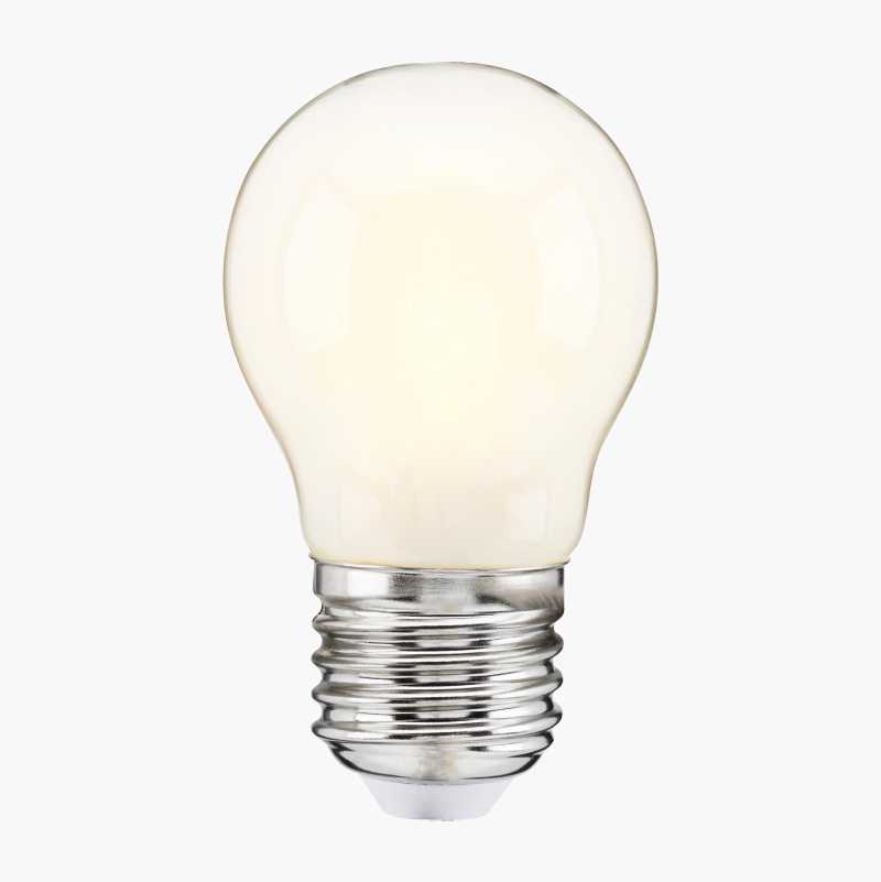 Rund lyspære, E27, 250 lm, 2700 K