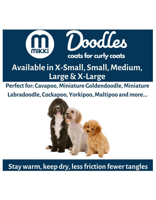 Mikki Doodle Coat Zwart - Hondenjas