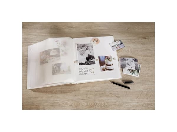 Walther Design Gmbhco Album WALTHER UH-163 EVERLASTING 28x30,5 cm 50 sider hvite ark | hjørner/klistremerker | bokbinding |