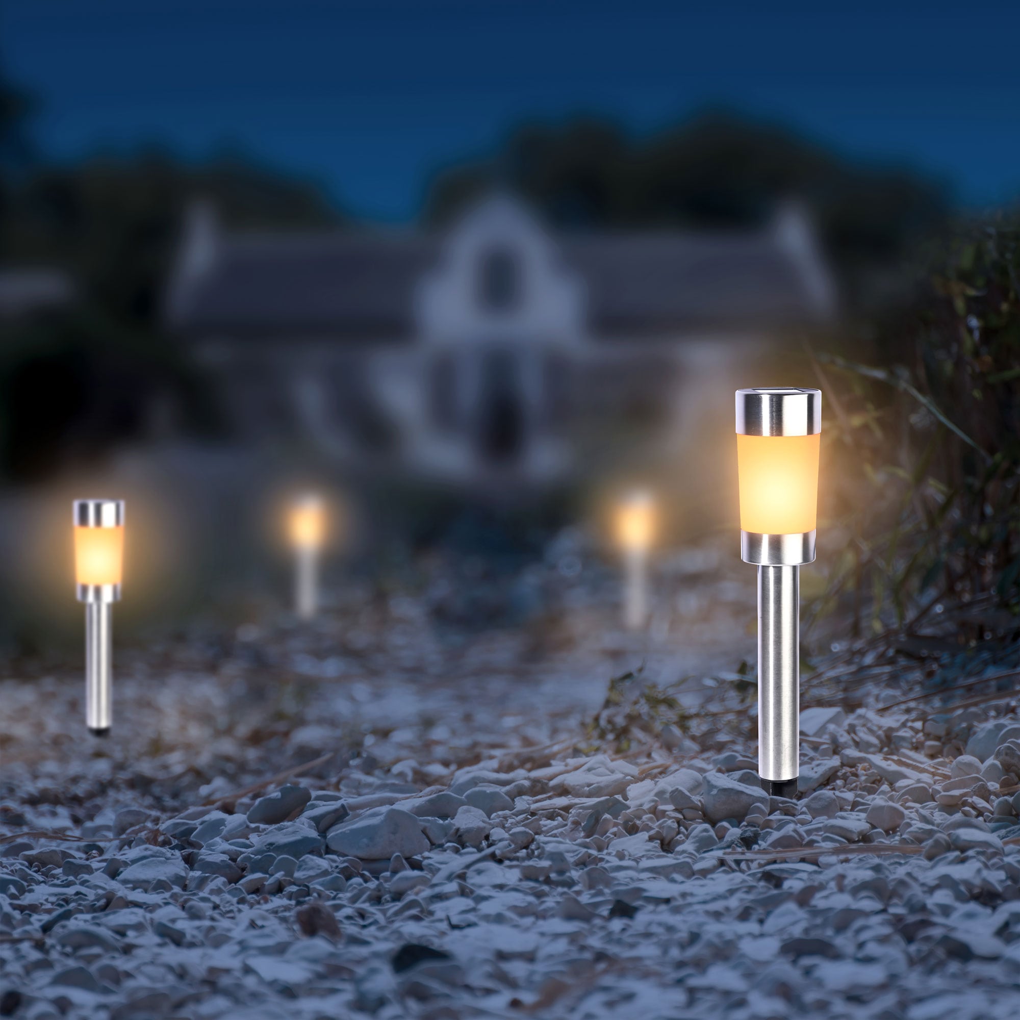 dobar Solar Gartenstecker Gehweg im Set