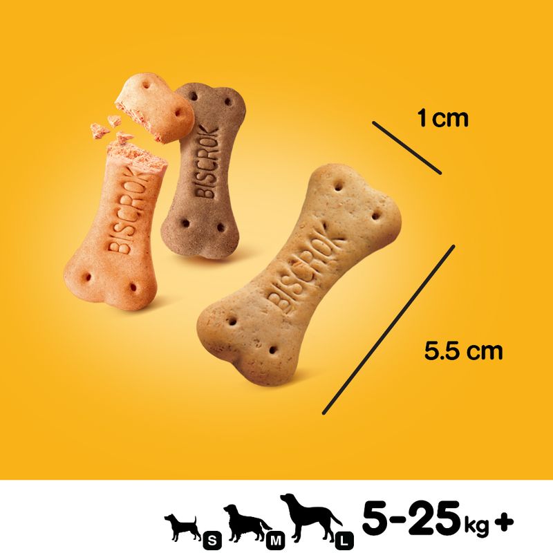 Biscuits Pedigree Biscrok, 3 saveurs