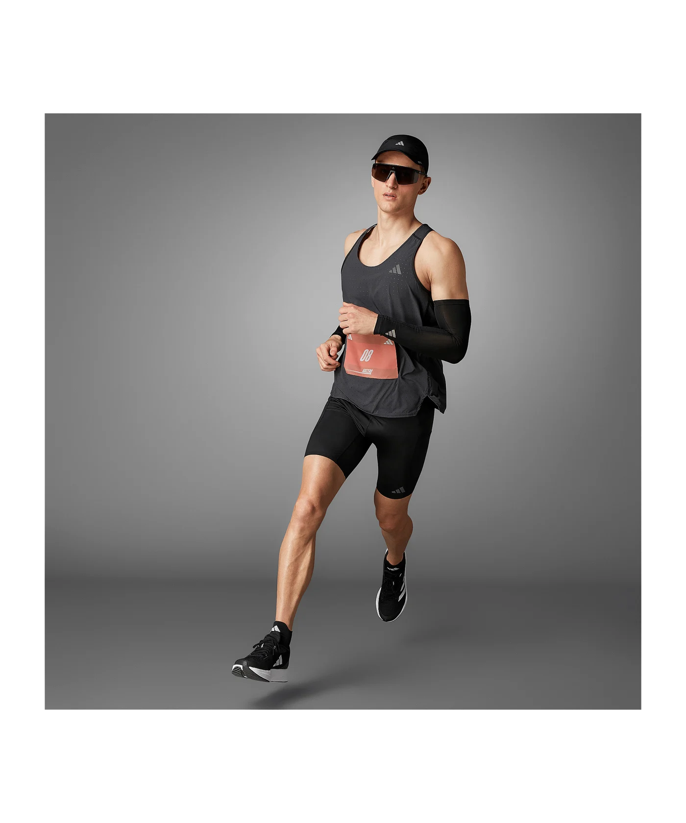 adidas Adizero Running Short Leggings Black