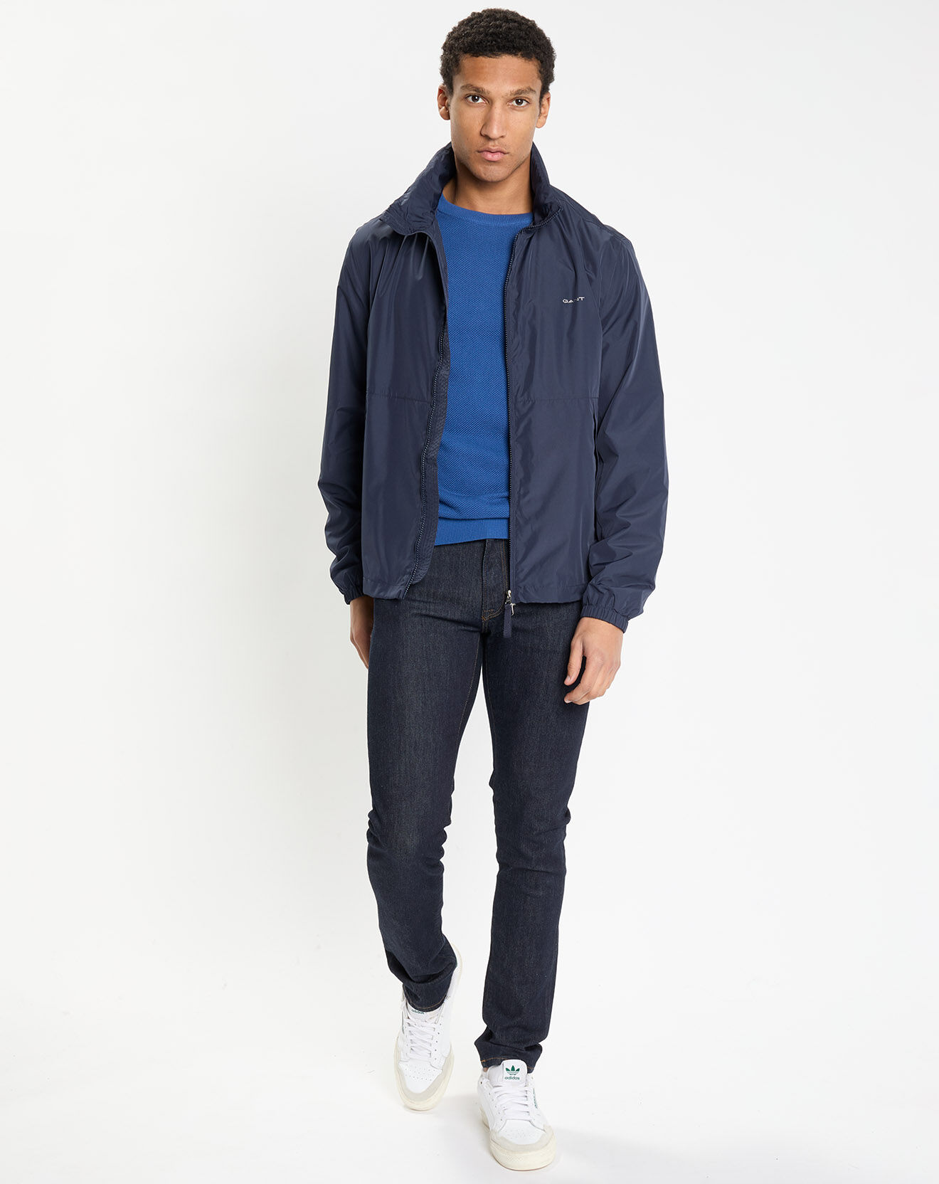 Gant Blouson léger Anorak bleu marine