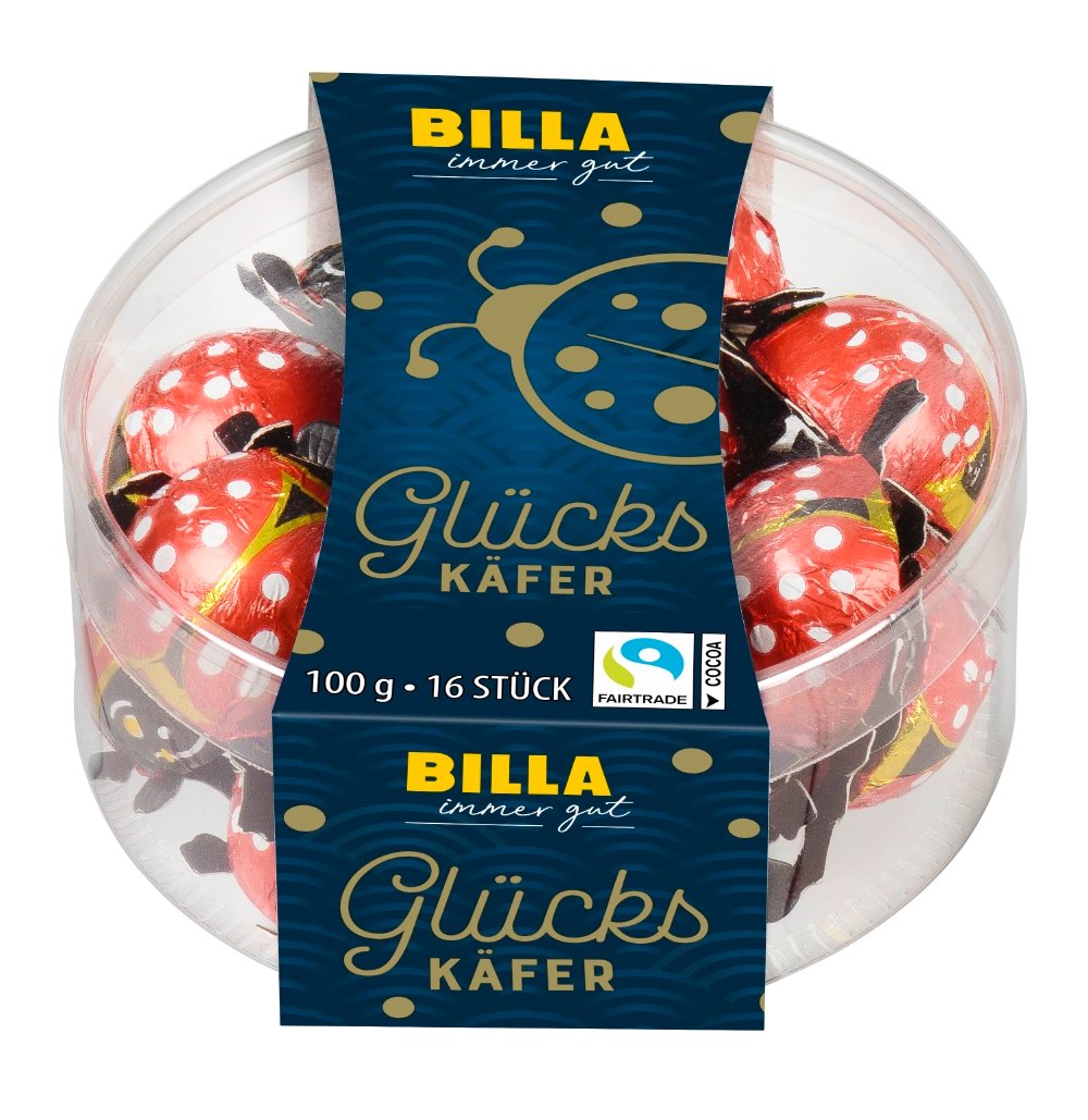 BILLA Massive Glückskäfer