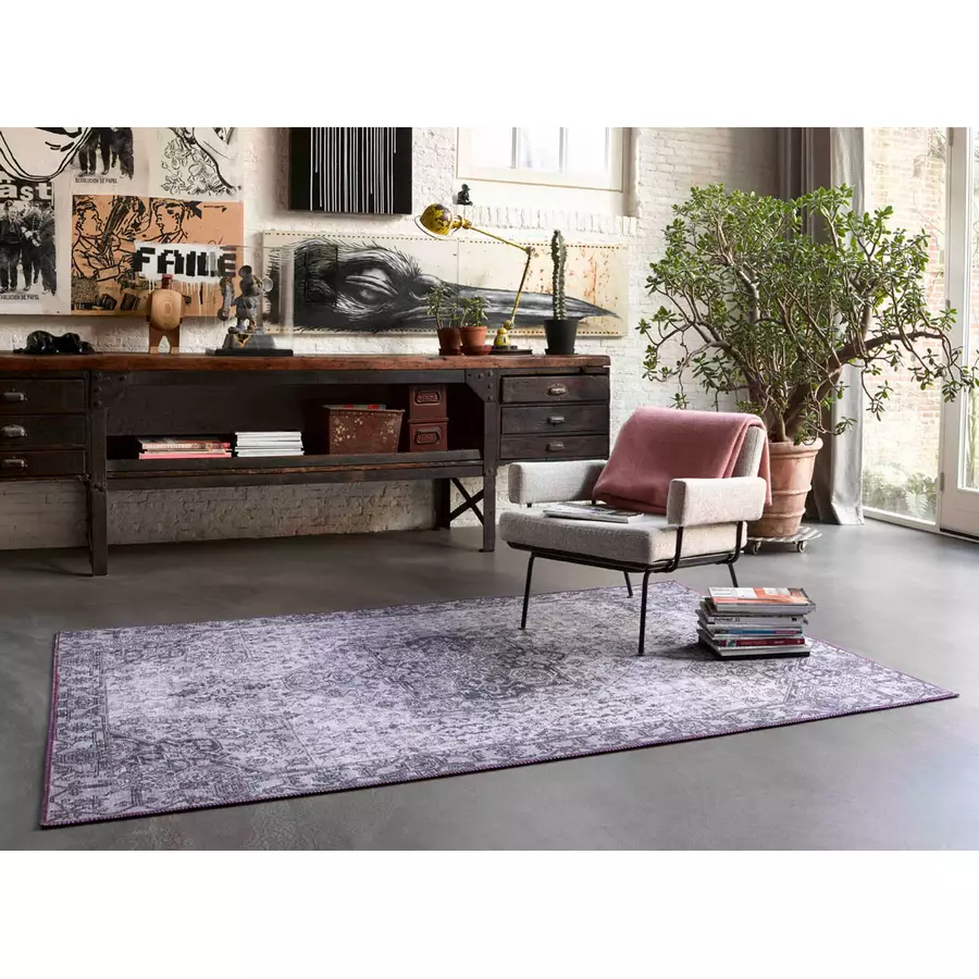 Wecon home Kurzflorteppich Synchronize lila