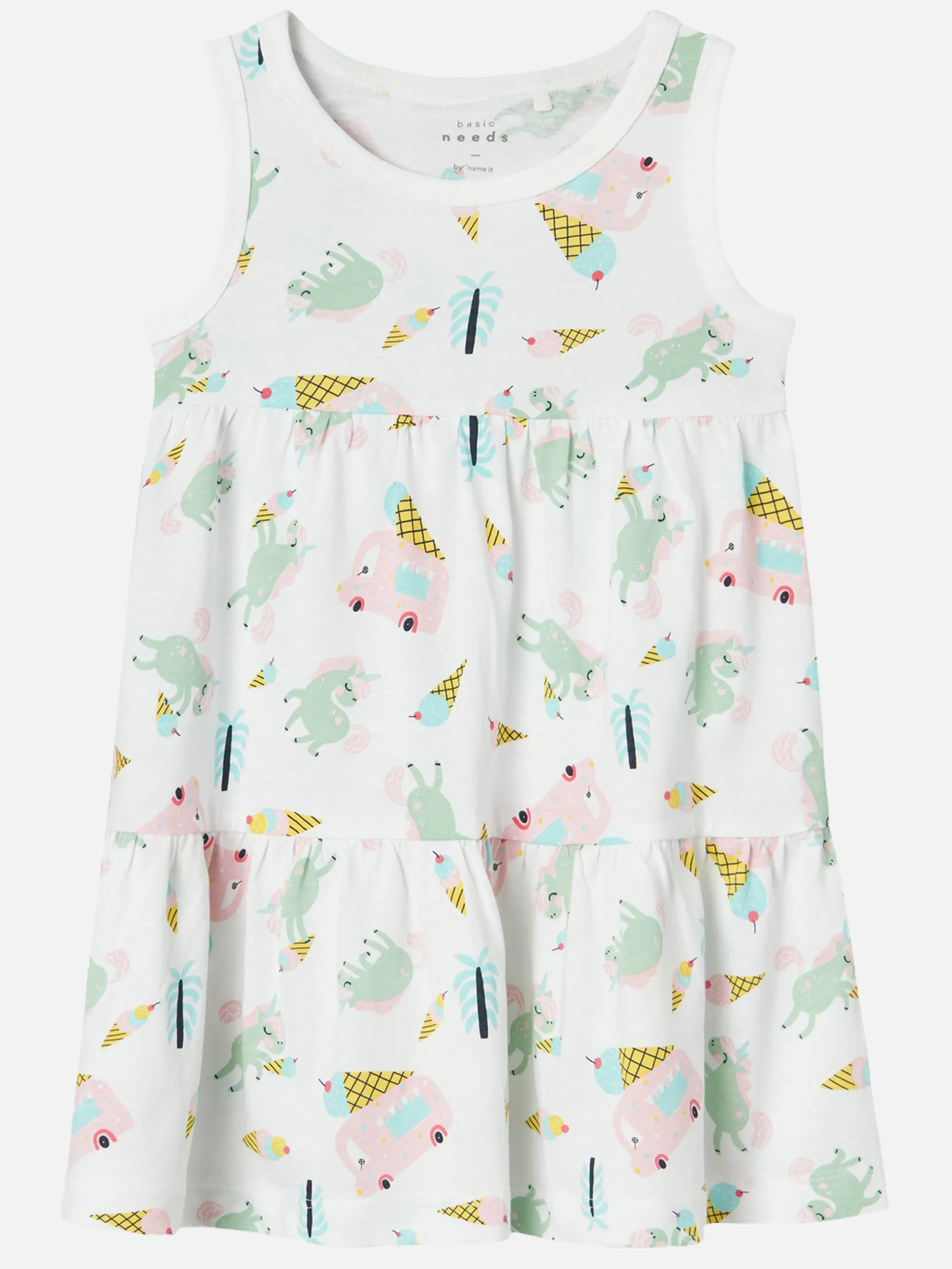 Mädchen Kleid mit Minimalprint