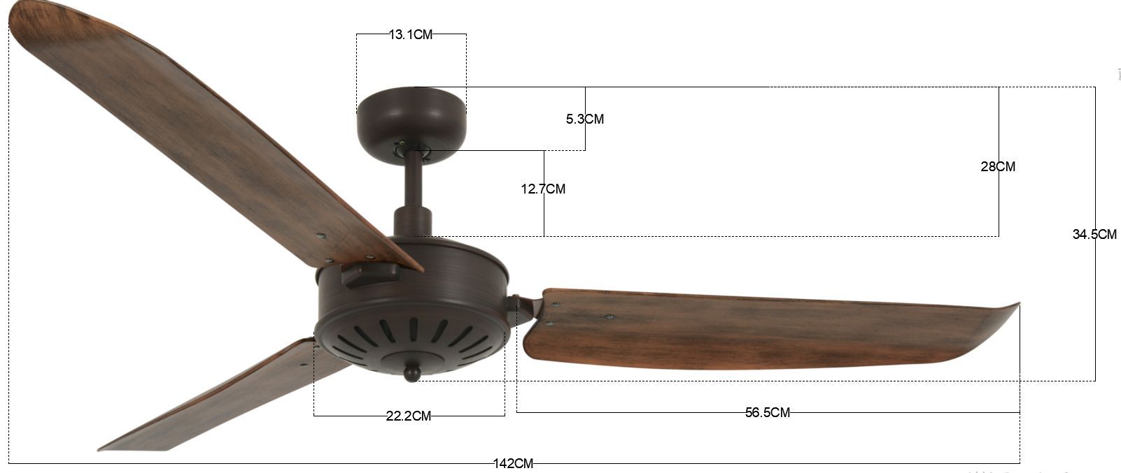 Deckenventilator CAROLINA