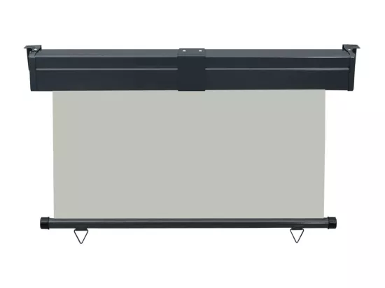 Auvent latéral de balcon 125x250 cm Gris