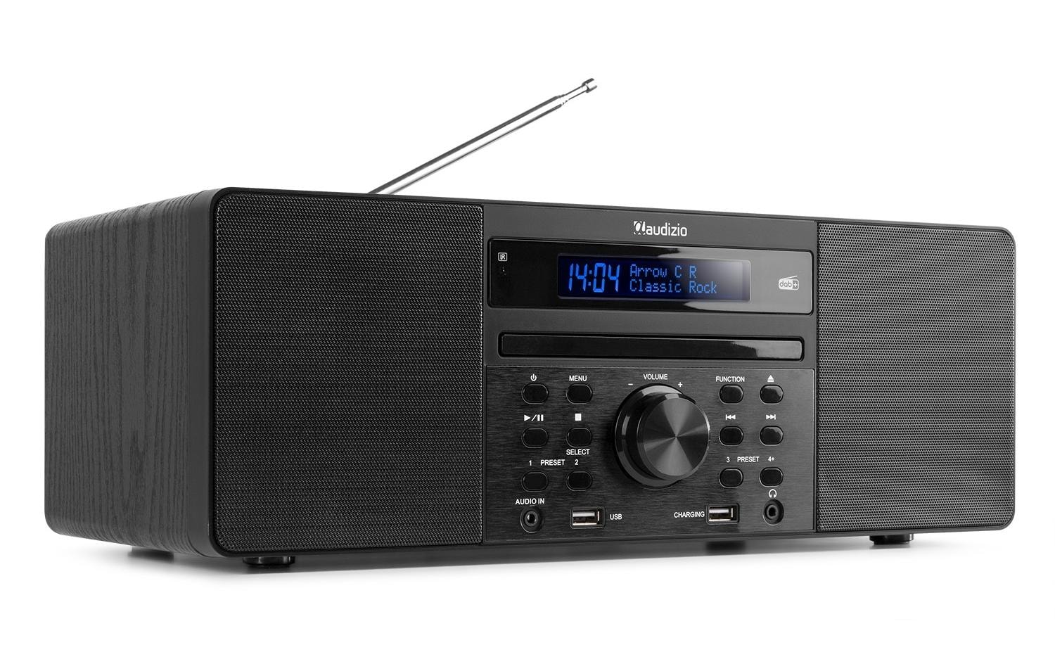AUDIZIO CD-Radiorecorder »Prato« ( Digitalradio (DAB+) | FM-Tuner 60 W)