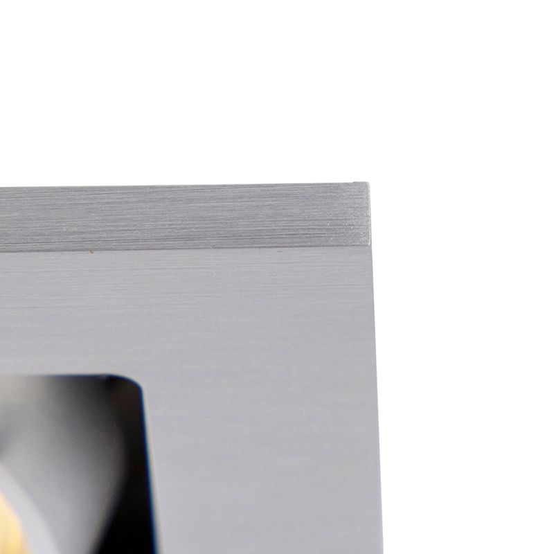 Inbouwspot aluminium rechthoekig 2-lichts - Qure