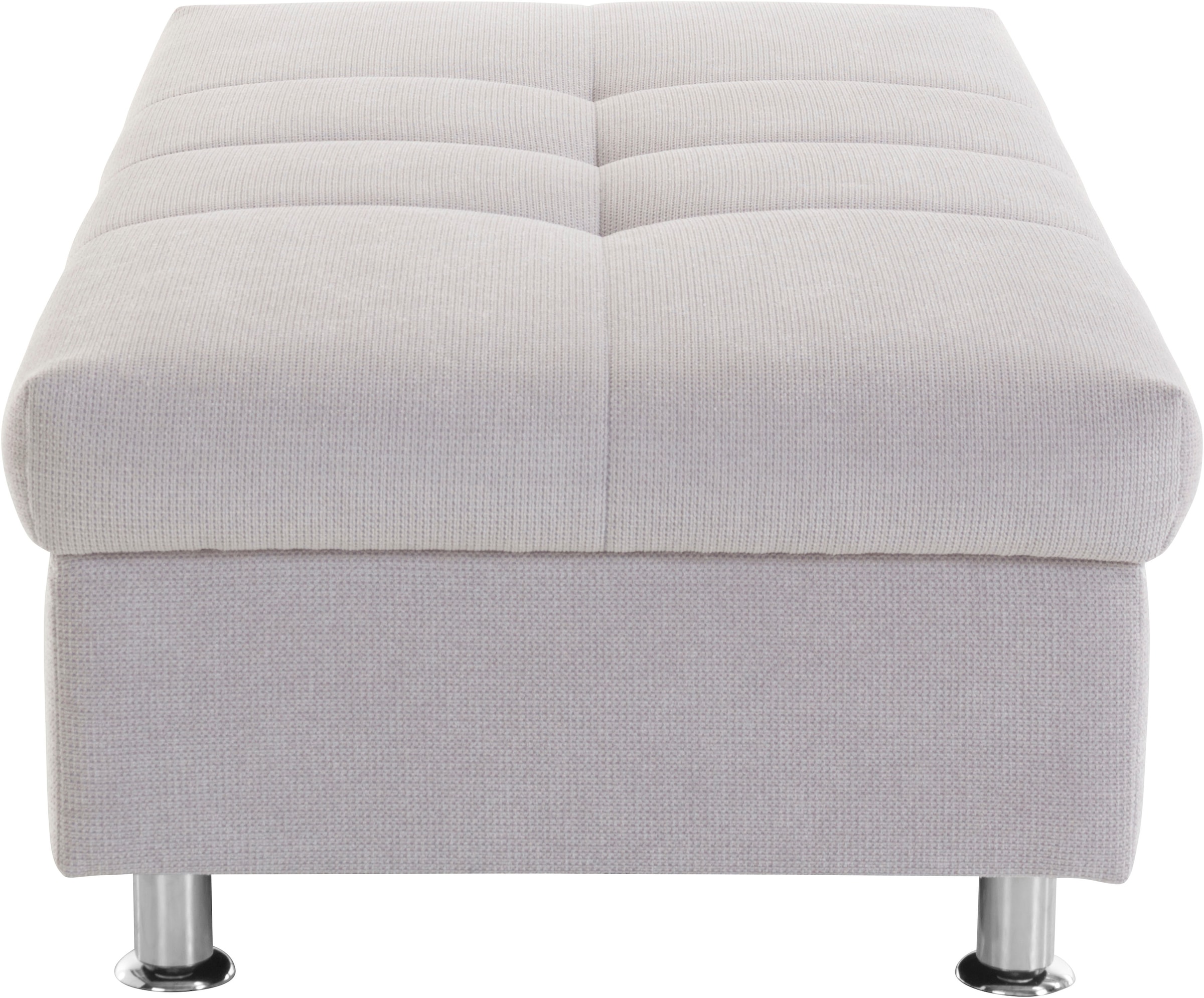 DOMO collection Stauraumhocker »Franzi« mit grossem Stauraumfach